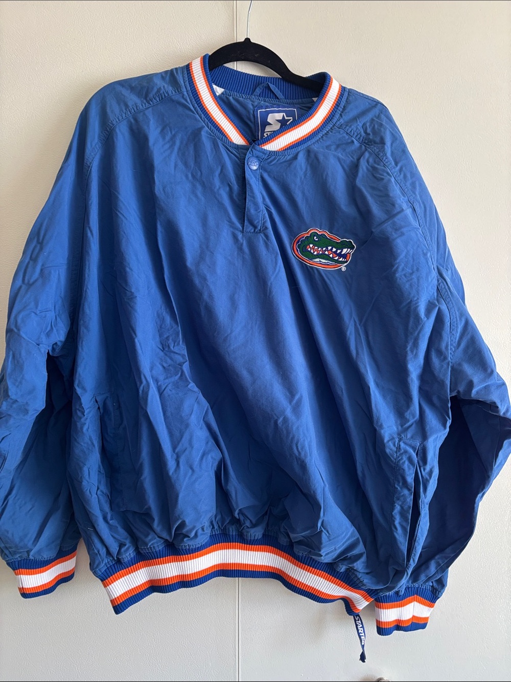 STARTER Blue Jacket with Orange & White Trim
